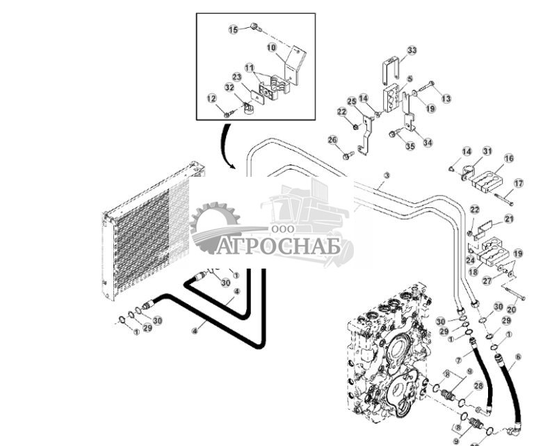 Линии охладителя гидравлического масла (PST) - ST153093 625.jpg